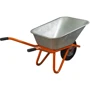 Тачка садово-строительная Flora 90л 200кг колесо 15" (5056464): Объем кузова (сыпучая смесь), л 90
