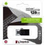USB-флешка Kingston 128GB DataTraveler MicroDuo USB 3.2/microUSB Black/Silver (DTDUO3G2/128GB): Вес 1.7 г