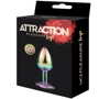 Металлическая анальная пробка MAI Attraction Toys №73 Rainbow