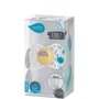 Пустушка Nuvita Air55 Cool симетрична з ковпачком LOVE 6m+ жовто-сіра (NV7085SC): Матеріал силикон