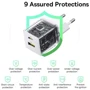 Зарядное устройство Baseus Wall Charger Palm USB-C+USB 20W with USB-C Cable White (P10111608213-01) фото 8