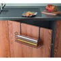 Полка подвесная односекционная Metaltex 34x12x22 см черная покрытие Touch-Therm Galileo Lava (352608): Тип Полка подвесная