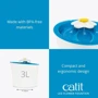 Поїлка-фонтан для собак та котів Hagen Catit Flower Fountain LED з підсвічуванням 3 л (22517437476) фото 6