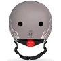 Шлем детский Scoot and Ride Коричневый с фонариком 45-51см (SR-181206-BROWNLINES): Цвет коричневый