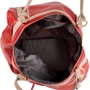 Женская сумка бочонок Laskara красная (LK-10251-red): Материал Искусственная кожа