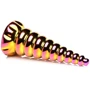 Фэнтезийный фаллоимитатор Creature Cocks Twilight Rainbow Glass Dildo