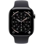 Apple Watch Series 11 GPS + Cellular 46mm Slate Titanium Case with Black Sport Band - S/M (MFD14)