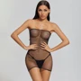 Пеньюар-сетка NDS 1008 Вlack One Size (23656)