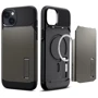 Чохол для iPhone Spigen Slim Armor with MagFit Gunmetal (ACS04685) for iPhone 14 фото 5