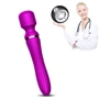 Универсальный вибромассажер Foxshow Silicone Dual Massager Purple