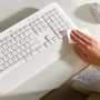 Клавіатура Logitech Signature K650 USB/Bluetooth White (920-010977): Тип клавіш мембранный