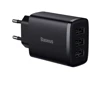 Зарядное устройство Baseus Wall Charger 3xUSB Compact 17W Black (CCXJ020101)