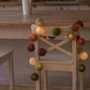 Гирлянда Cotton ball lights на 20 шаров 3,8м, Forest Fruit: Длина, м 3.8