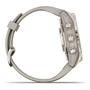 Смарт-часы Garmin Fenix 7S Pro Sapphire Solar Soft Gold with Light Sand Band (010-02776-15): Материал корпуса Армированный волокном полимер с металлической задней крышкой