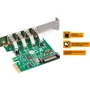 Frime VIA VL805 (ECF-PCIEtoUSB008.LP): Разъемы USB 3.0