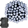Гирлянда на батарейках Springos 9 м 120 LED CL0175 Cold White фото 6