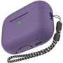 Чехол для наушников AhaStyle Silicone Case with strap Dark Purple (X003ECKN77) for Apple AirPods Pro 2