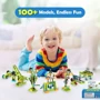 Конструктор Makerzoid Diverse Building Blocks (MKZ-BK-DB): Кількість деталей, шт. 370
