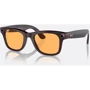 Смарт-окуляри Ray-Ban Meta Wayfarer Shiny Rebel Black Frame Amber Lenses size M (RW4006 675385 50-22) фото 11
