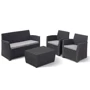 Allibert Mia with cushion box Графит