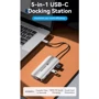 Адаптер Vention Adapter USB-C to HDMI+/USB 3.0x3/PD 100W (TQDHB): Колір серебристый