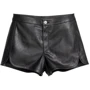 Шорты H&M 4458864 S черные: Материал Искусственная кожа