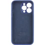 Чехол для iPhone Mobile Case Silicone Case Full Camera Protective Deep Navy for iPhone 15 Pro Max: Цвет синий