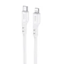Кабель Hoco Cable USB-C to Lightning X97 Crystal 3A 1m White