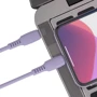 Кабель Baseus Cable USB-C to Lightning Colorful 18W 1.2m Purple (CATLDC-05) фото 5