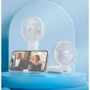 Вентилятор Hoco F15 handheld folding fan White фото 7