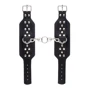 Оковы Leather Leg Cuffs, black