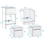 Духовой шкаф электрический Beko BVM 32401 XS: Объем, л 80