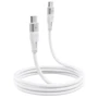Зарядное устройство Proove Wall Charger USB-C Silicone Power 30W White with USB-C Cable (WCSP30022202): Кабель в комплекте USB-C
