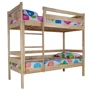 Двухъярусная кровать Sportbaby лаковая 80x190см (babyson 3): Колеса Нет