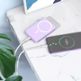 Внешний аккумулятор Hoco Power Bank 5000mAh J109 Easy MagSafe PD 20W White: Особенности беспроводная зарядка, быстрая зарядка, Индикатор заряда, Компактный размер, Поддержка MagSafe