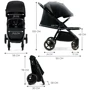 Прогулочная коляска Kinderkraft Mitzy Ink Black (KSMITZ00BLK0000) фото 13