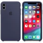Чехол для iPhone Apple Silicone Case Midnight Blue (MRWG2) for iPhone Xs Max: Материалы силикон
