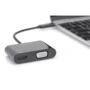 Адаптер Digitus Adapter USB-C до HDMI+VGA Black (DA-70858): Додаткові роз'єми HDMI, VGA