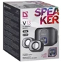 Акустическая система Defender V13 11W Black-Grey (65213): Материал корпуса пластик