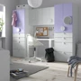 Стелаж ІКЕА SMÅSTAD/PLATSA 240х57х181 см сиреневый (495.441.04) фото 5
