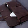 INCARNE Handmade Leather Bag-cover Brave Brown for MacBook Air 15" M3 | M2 (2024 | 2023): Материал Кожа