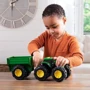 Іграшковий трактор John Deere Kids Monster Treads з причепом та великими колесами (47353) фото 7