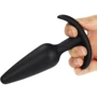 Анальна пробка LoveToy Lure Me Butt Plug Slim L Black
