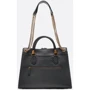 Женская сумка тоут GUESS NELL GIRLFRIEND SATCHEL черная (HWVB8678070-BLA): Фактура Матовая, Зернистая