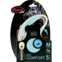 Поводок-рулетка Flexi New Comfort M до 20 кг 5 м блакитний (4000498042915): Тип шнура трос
