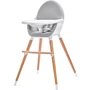 Стульчик для кормления 2 в 1 Kinderkraft Fini Gray (KKKFINIGRY0000)