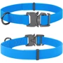 Ошейник WAUDOG Waterproof, водостойкий, пряжка кобра 25 мм 35-70 см голубой (27062)