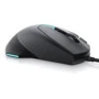 Мышь Dell Alienware 510M Gaming Mouse (AW510M-DAEM): Эргономика симметричная для левшей