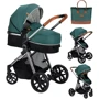 Универсальная коляска 2 в 1 MoMi Limuru Green (WOSP00028): Ширина шасси 61.5 см