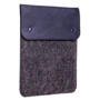 Gmakin Case Slim Felt Two Buttons Blue/Black (GM66-15) for MacBook Pro 15/Pro 16: Цвет Синий (Blue)